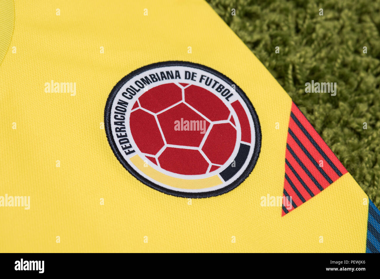 Selección de Fútbol de Kolumbien. FIFA FUSSBALL-WELTMEISTERSCHAFT 2018. Stockfoto
