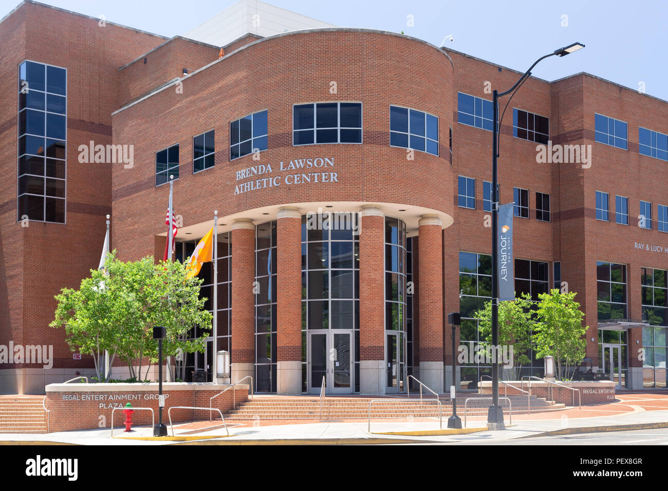 KNOXVILLE, TN/USA Juni 4, 2018: Brenda Lawson Athletic Center auf dem Campus der Universität von Tennessee. Stockfoto