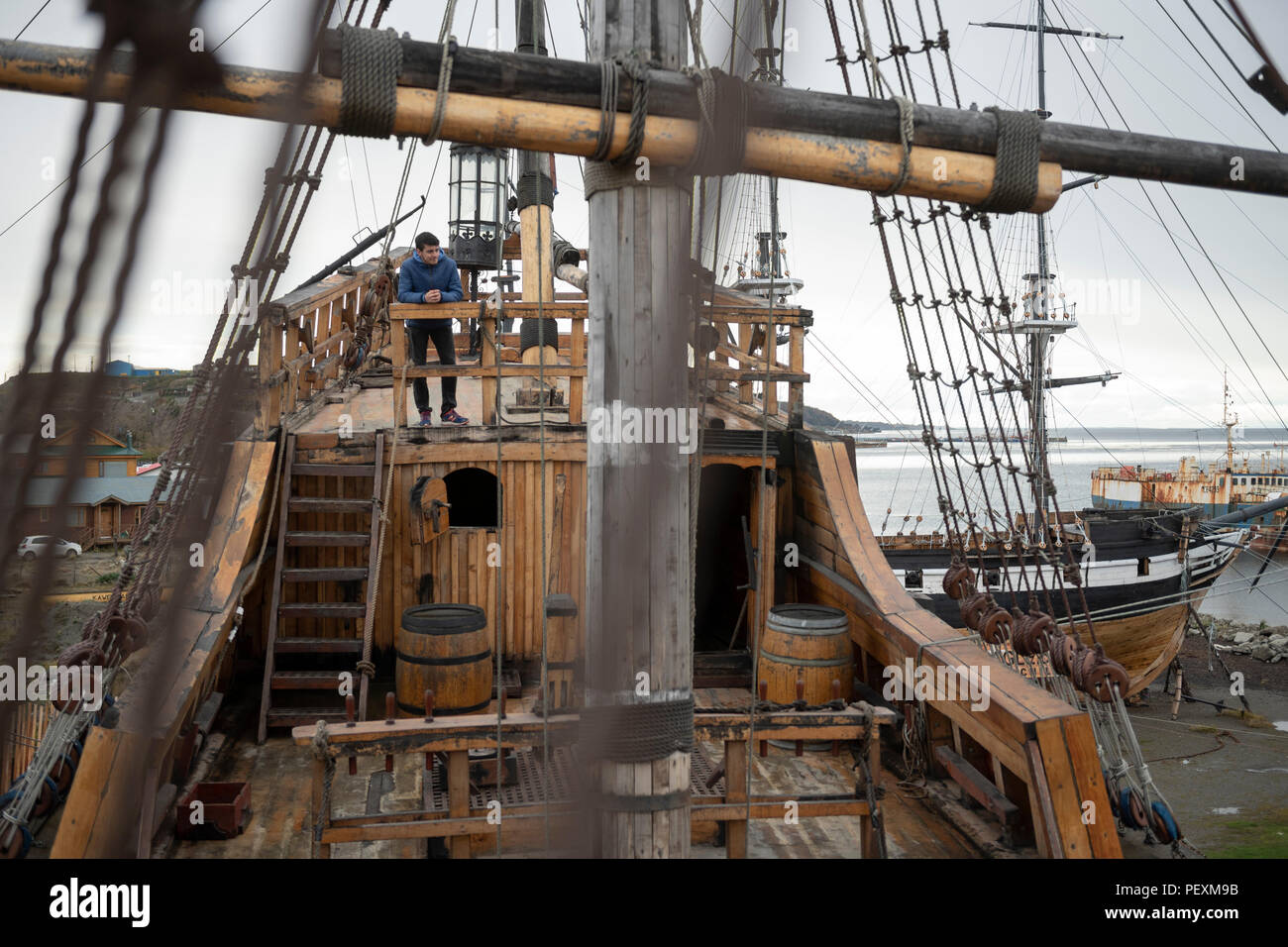 Museo Nao Victoria in Punta Arenas, Chile Stockfoto