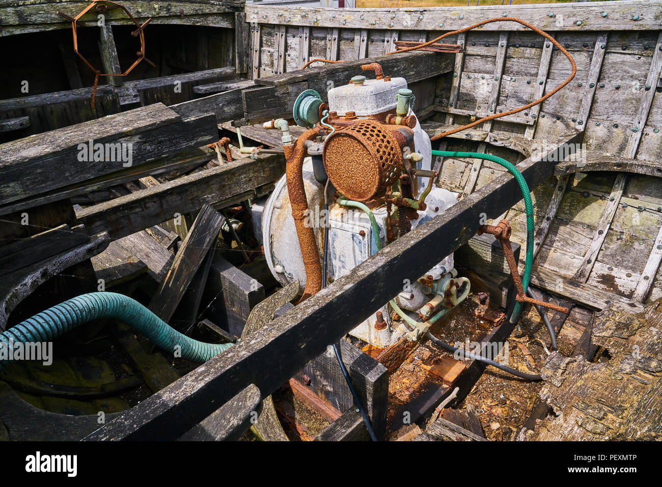 Angelboot/Fischerboot Stockfoto