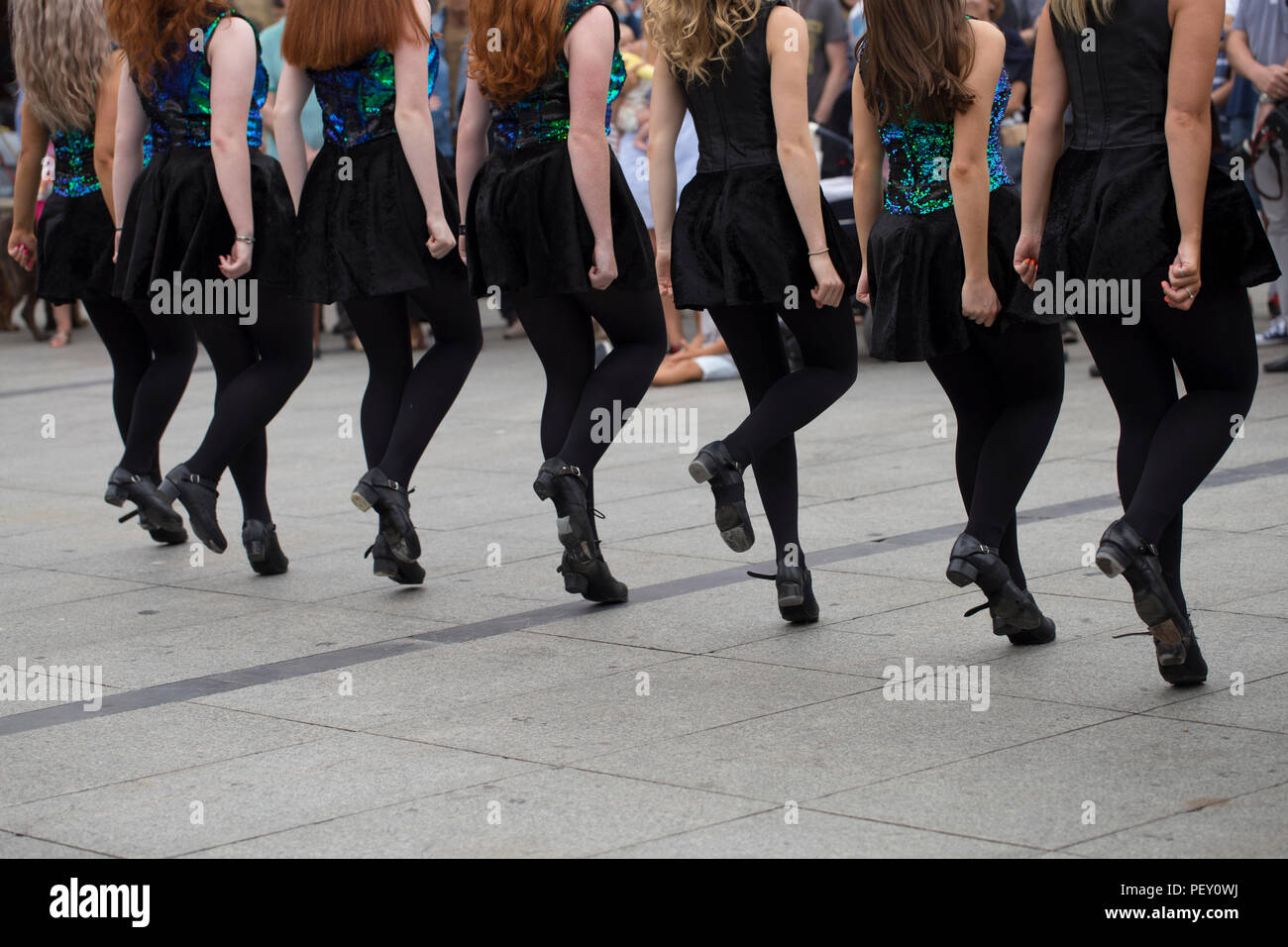 Irish Dancers Stockfoto