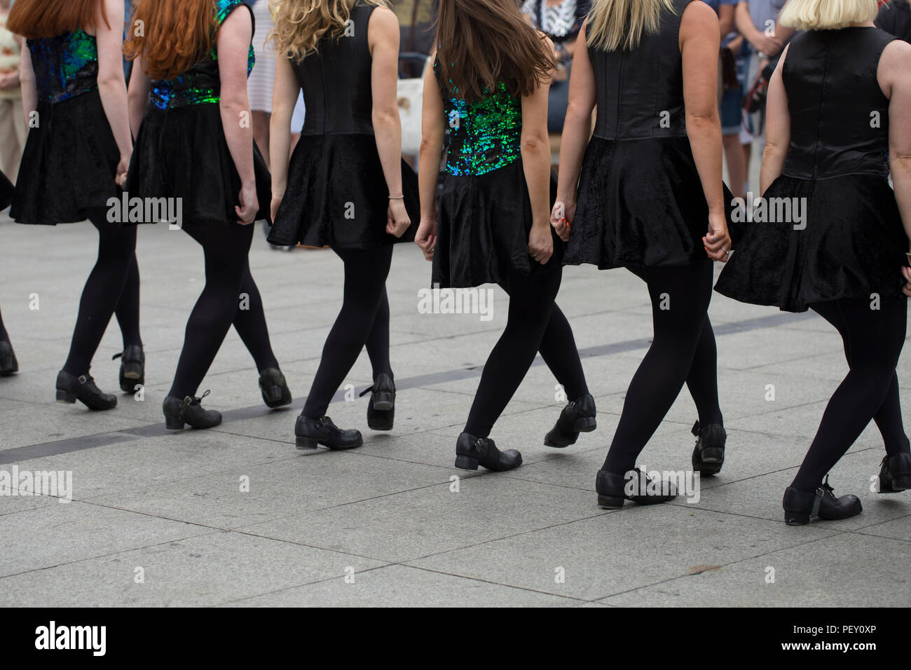 Irish Dancers Stockfoto