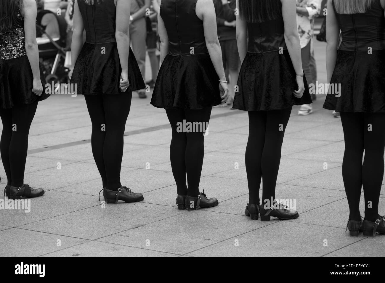 Irish Dancers Stockfoto