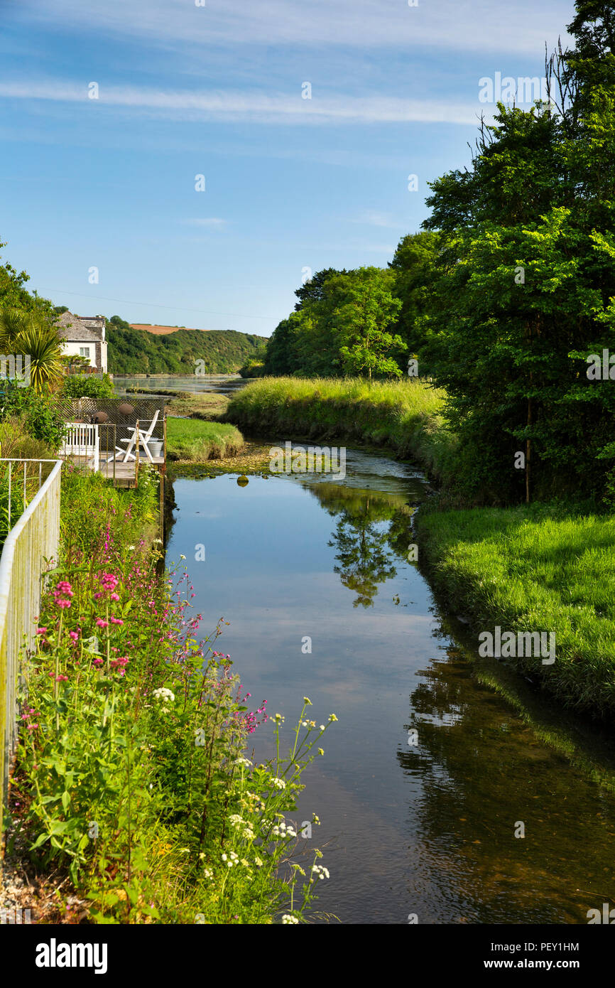 England, Cornwall, Little Petherick, Little Petherick Creek Stockfoto