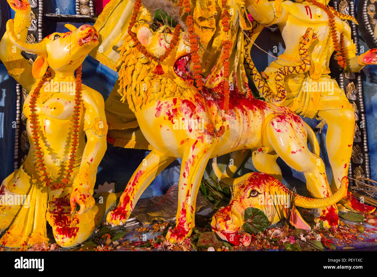 Durga Puja, Dhaka 1017 Stockfoto