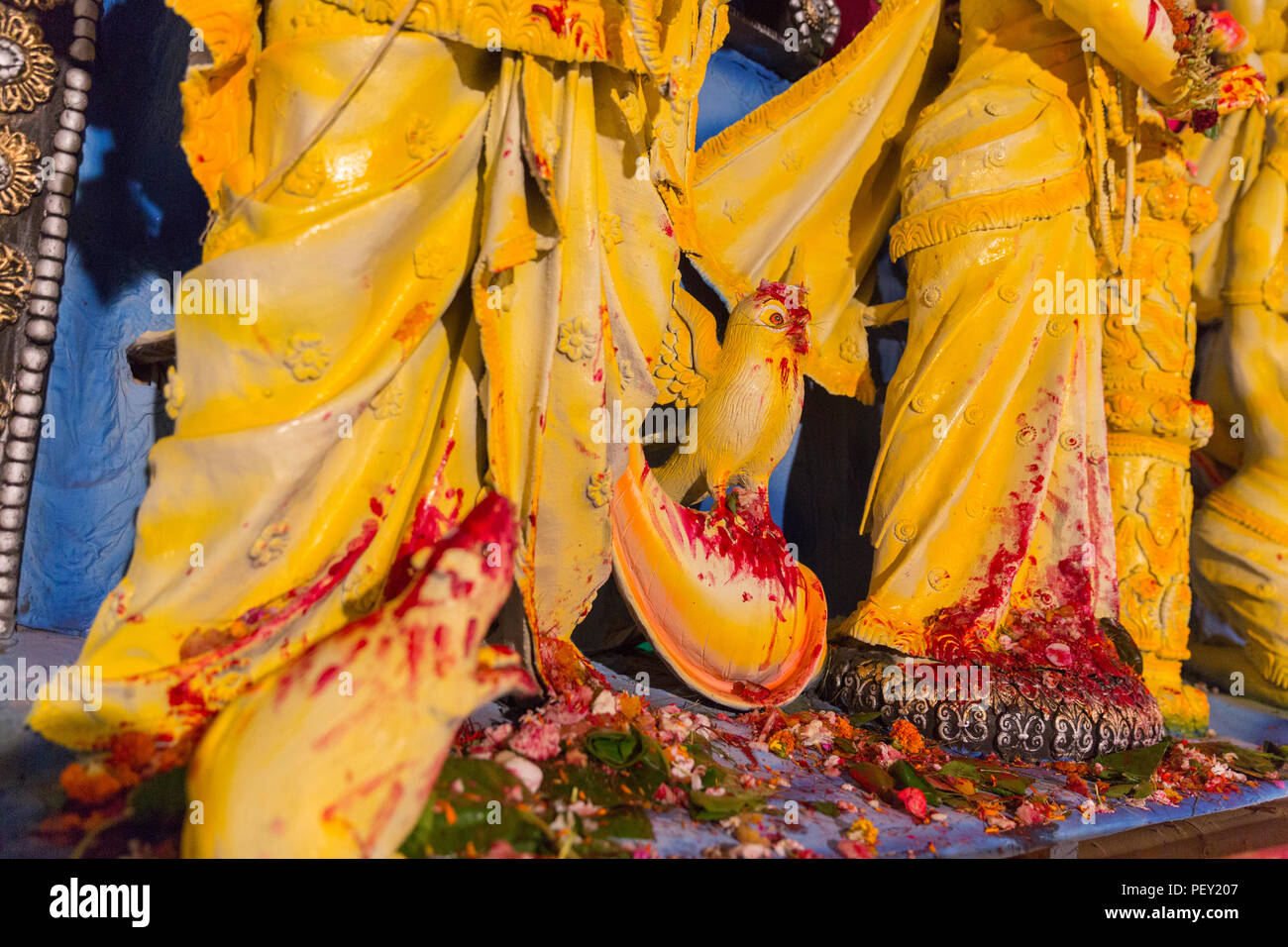 Durga Puja, Dhaka 2017 Stockfoto
