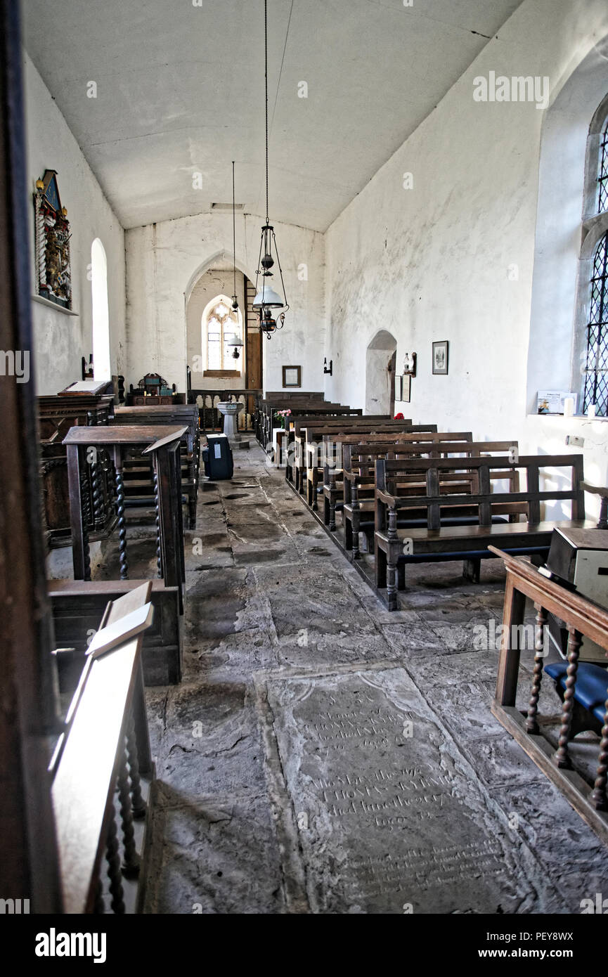 Monnington auf Stern ist ein Dorf im Westen Herefordshire, England, zwischen Hereford und Hay-on-Wye, einem bezaubernden mittelalterlichen St Mary's Church entfernt Stockfoto