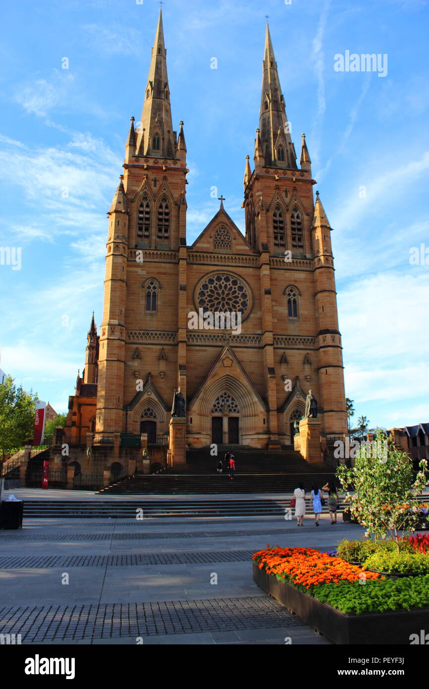 St. Mary's Cathedral - Sydney - Australien Stockfoto