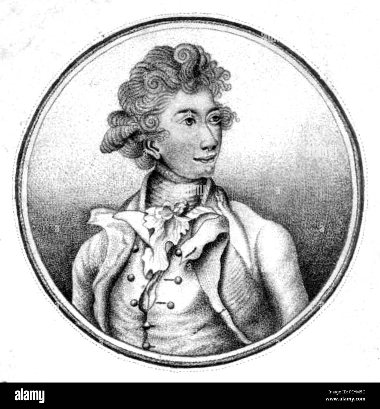 VINCENZO LUNARDI (1754-1806), italienische wegweisende Ballonfahrer Stockfoto