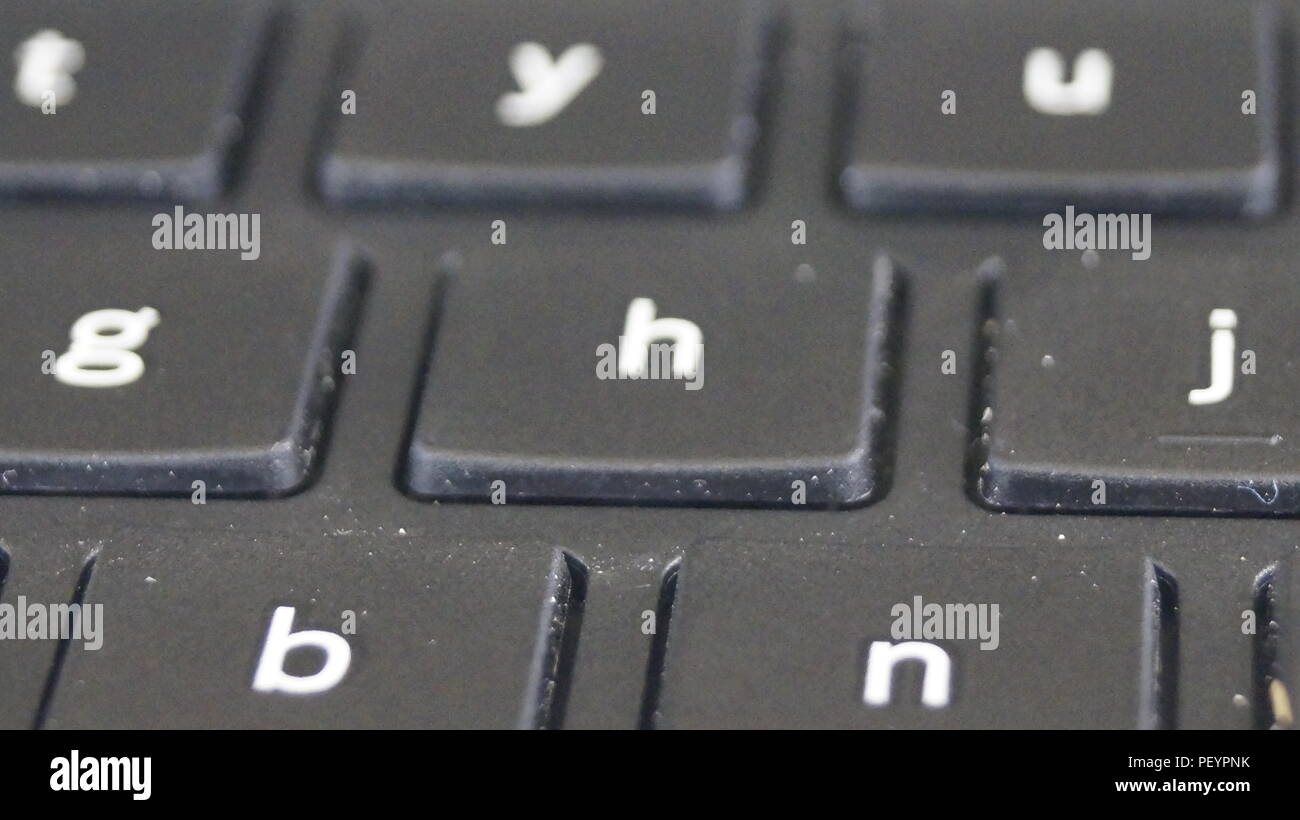 Laptop-Tastatur Stockfoto