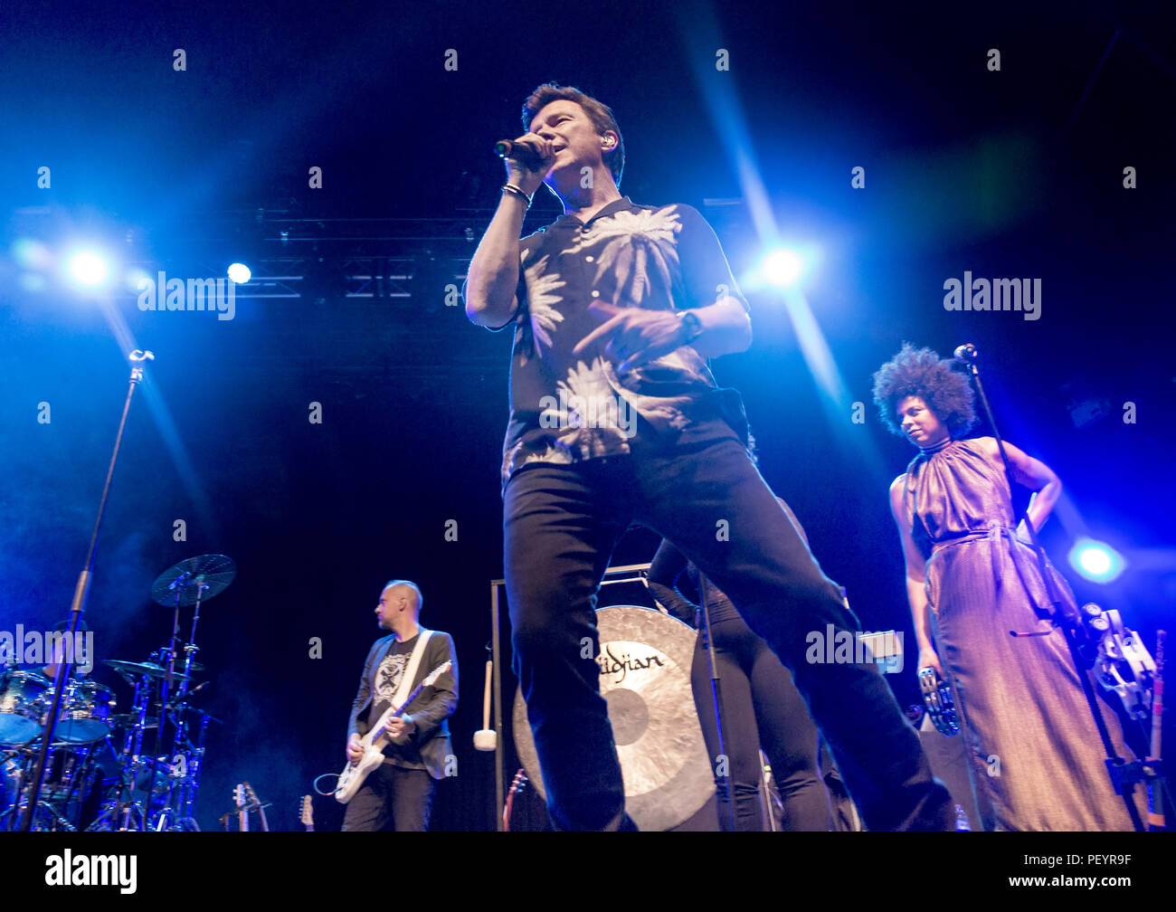 Rick Astley führt an der Manchester O2 Ritz bietet: Rick Astley Wo: Manchester, Großbritannien Wann: 17 Aug 2018 Quelle: Sakura/WENN.com Stockfoto