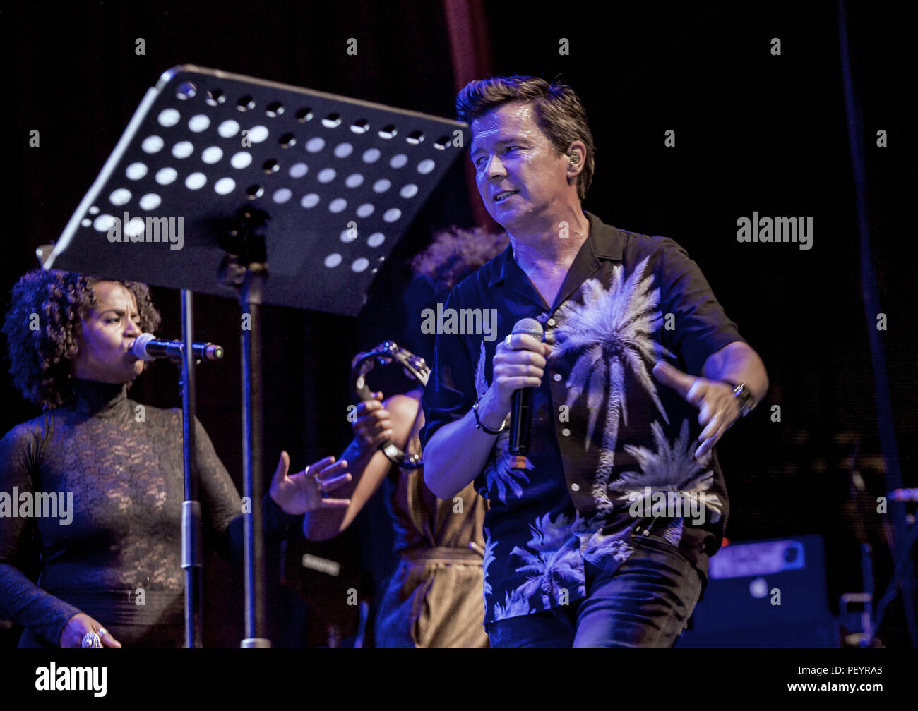 Rick Astley führt an der Manchester O2 Ritz bietet: Rick Astley Wo: Manchester, Großbritannien Wann: 17 Aug 2018 Quelle: Sakura/WENN.com Stockfoto