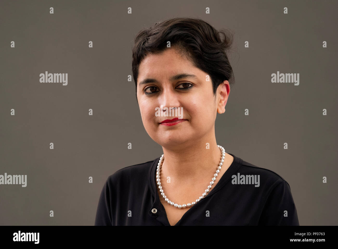 Edinburgh, Schottland, Großbritannien; 18. August 2018. Abgebildet; Shami Chakrabarti der Arbeit Peer und ehemaliger Direktor der Freiheit. Credit: Iain Masterton/Alamy leben Nachrichten Stockfoto