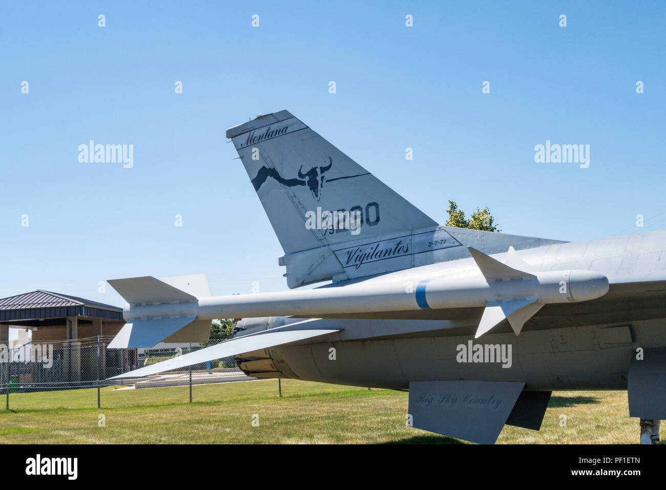 Die 120. Airlift Wing, Montana Air National Guard, in Great Falls, Montana Stockfoto