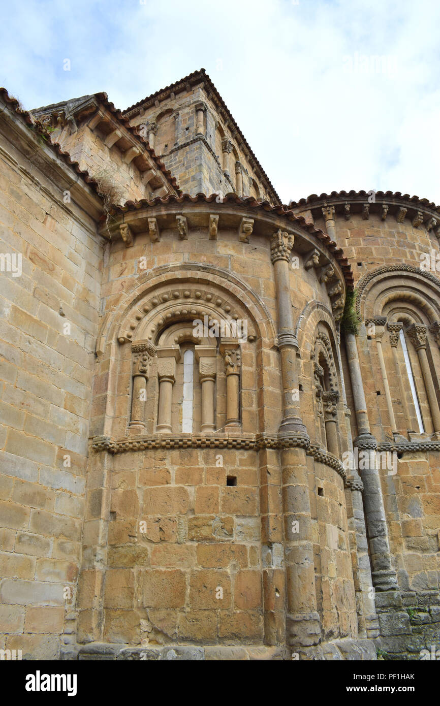 Colegiata de Santa Juliana, in Santillana del Mar Spanien Stockfoto