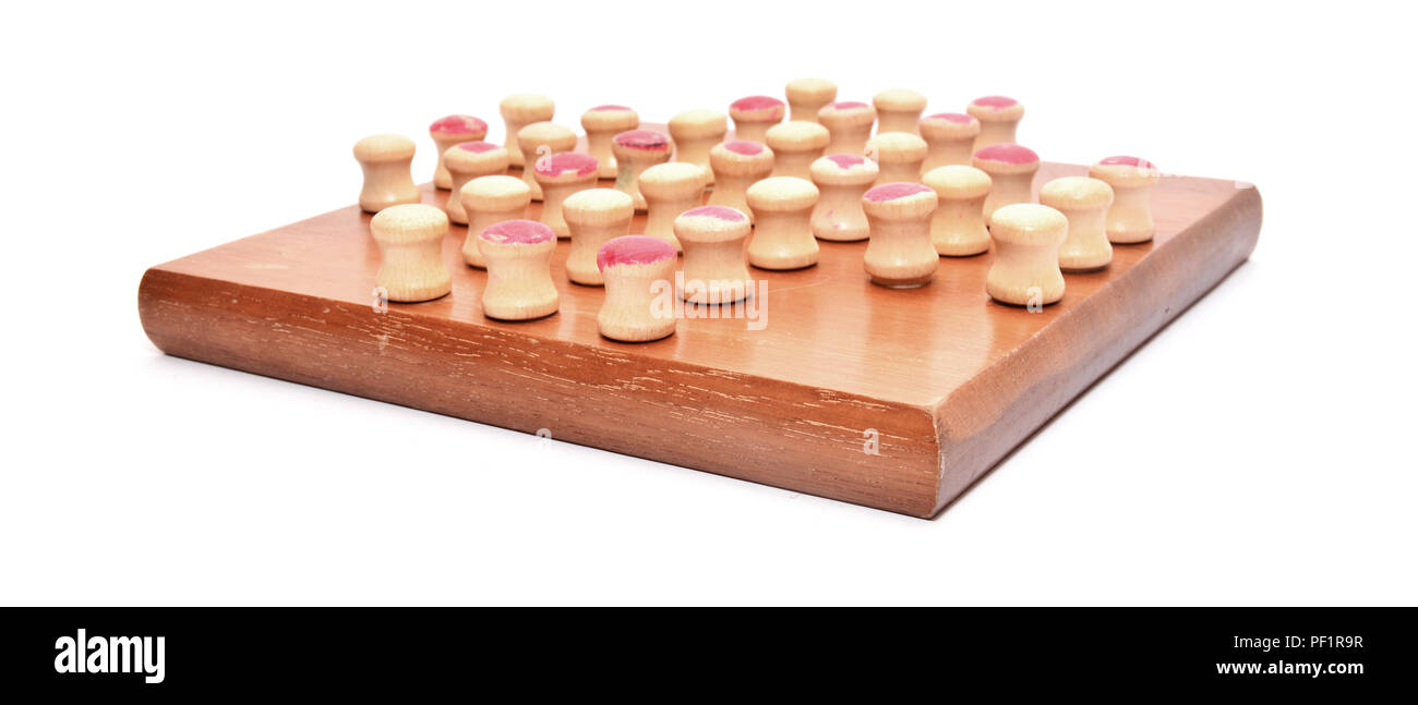 Solitaire, auch als Chinese Checkers bekannt Stockfoto