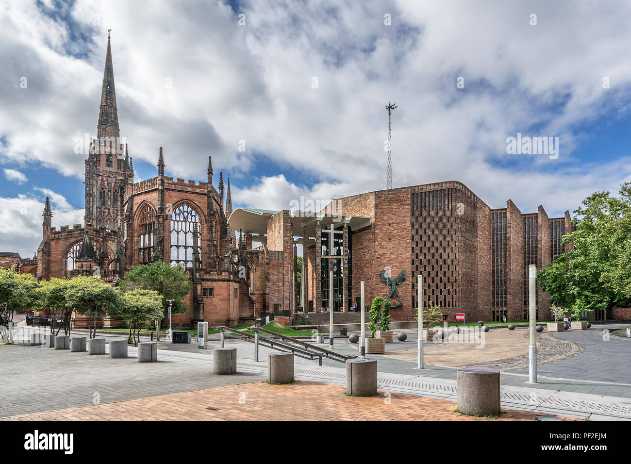 Kathedrale von Coventry in England Stockfoto