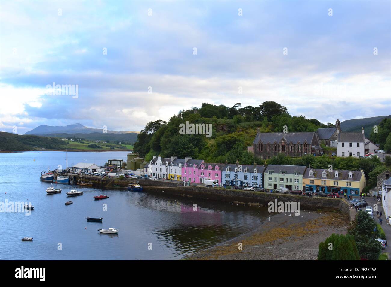 Portree, Isle Of Skye, Schottland Stockfoto