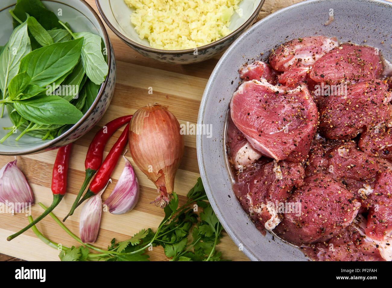 Küche vietnamesische Küche Stockfoto