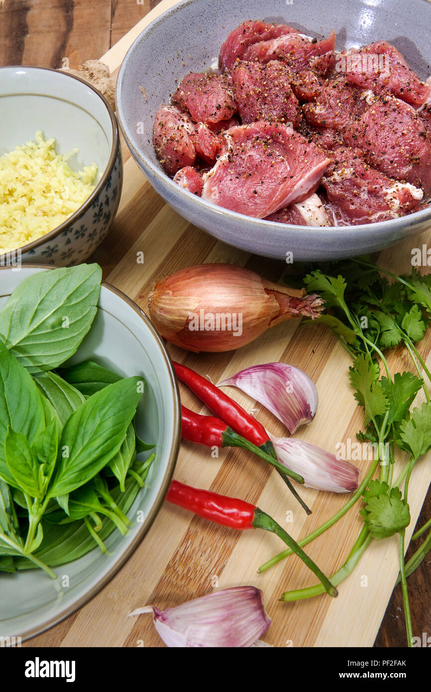 Küche vietnamesische Küche Stockfoto