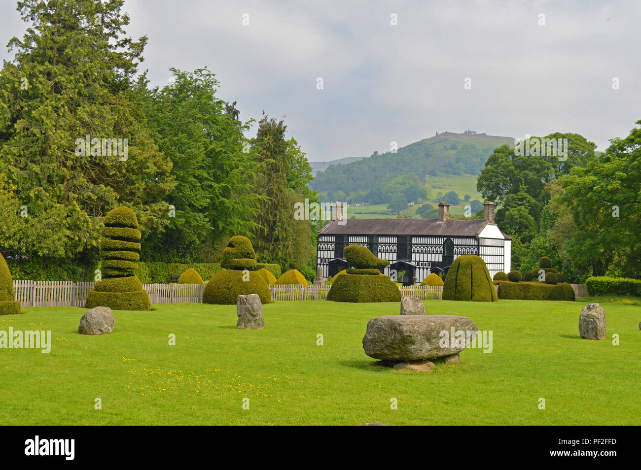 Plas Newydd Haus und Gärten in Llangollen Stockfoto
