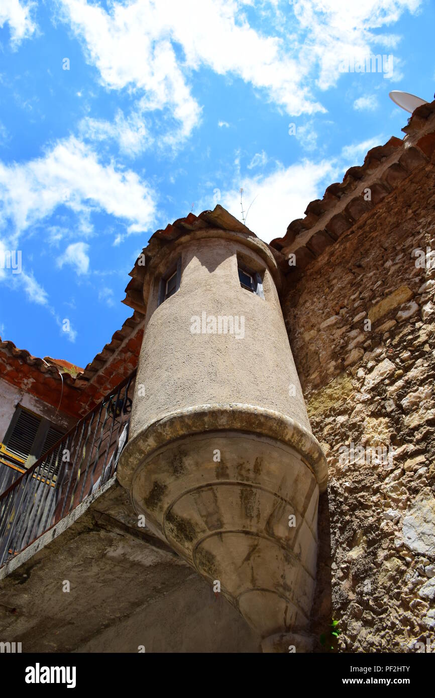 Das schöne Dorf Eze an der Cote d'Azur, Frankreich Stockfoto