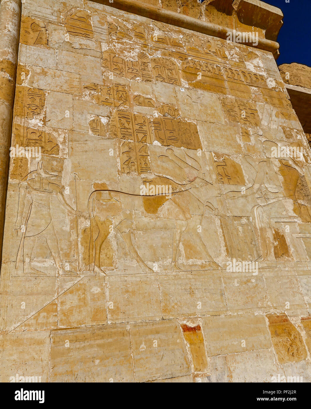 Der Totentempel der Hatschepsut, Deir elBahari, Luxor, Ägypten, Afrika