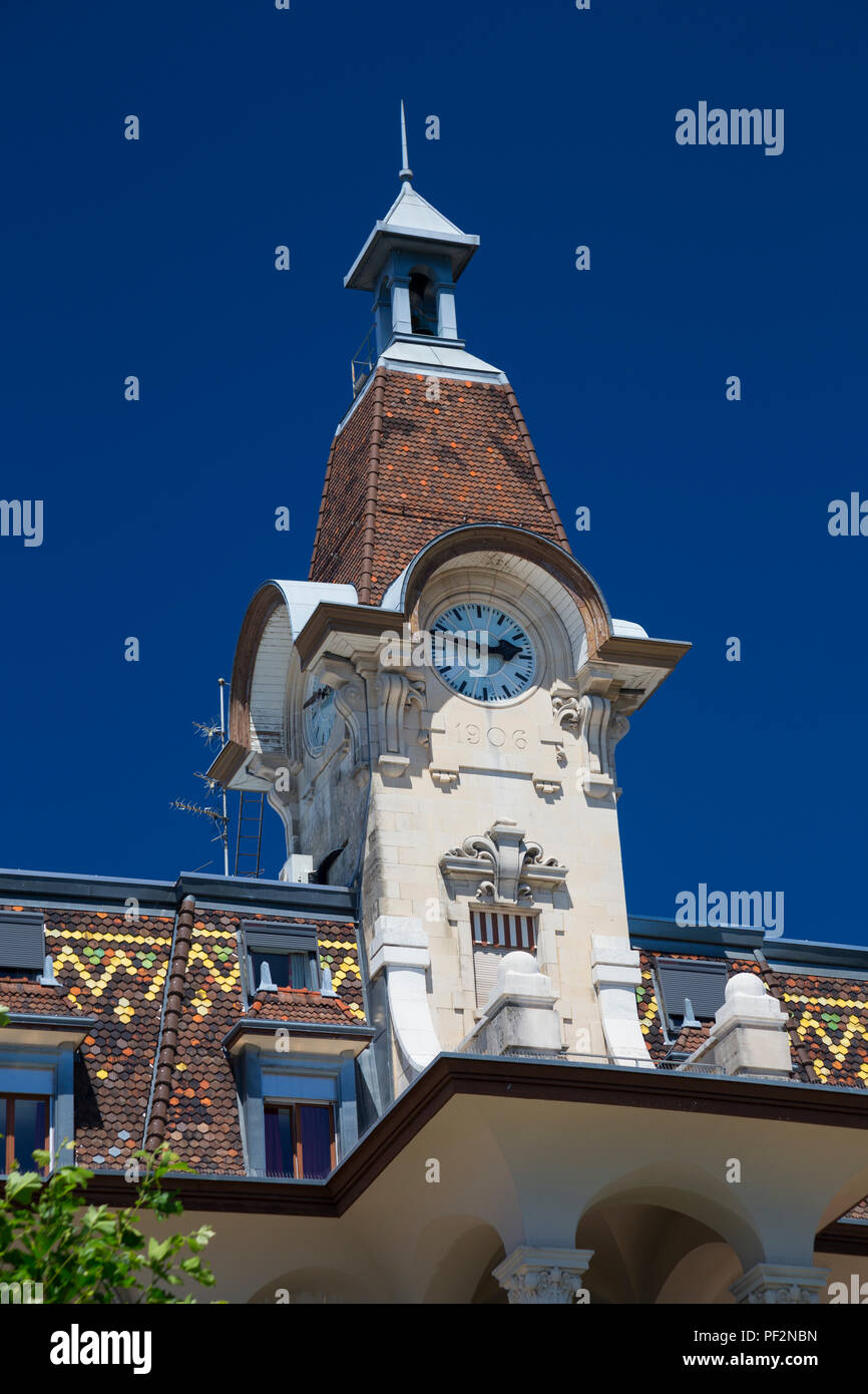 Hotel Aulac, Lausanne, Schweiz Stockfoto