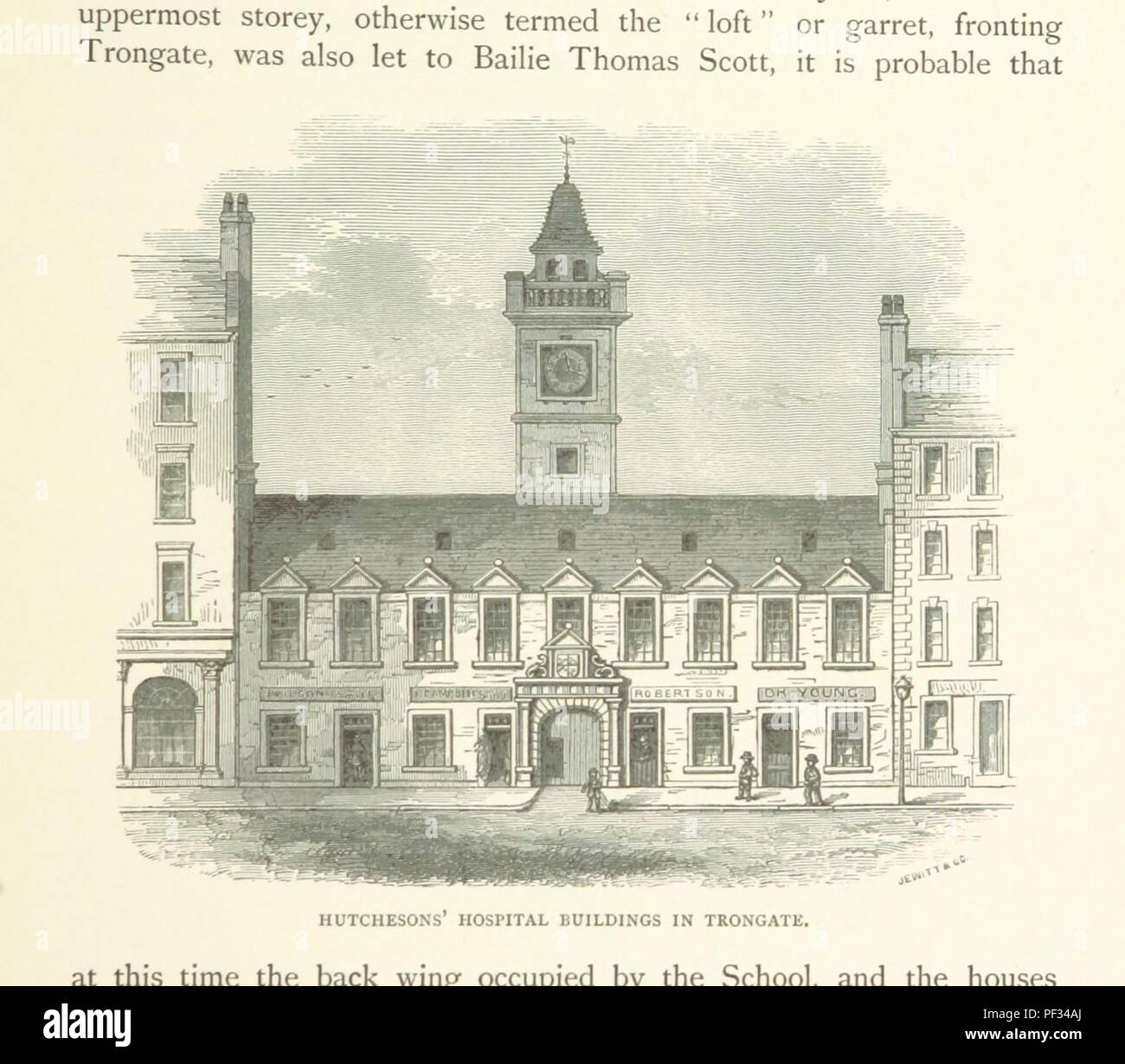 Bild von Seite 113 des "Geschichte der Krankenhaus und Schule in Glasgow gegründet von George und Thomas Hutcheson, der Lambhill, A.D. Court, Mitteilungen der Gründer, etc'. Stockfoto