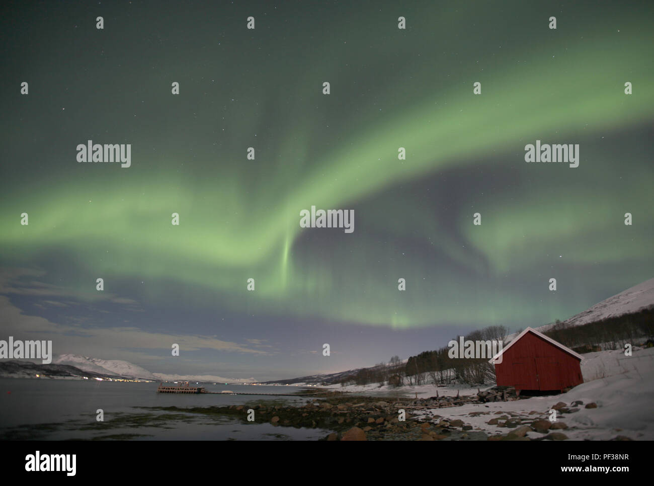 Die Nordlichter, Norwegen Stockfoto