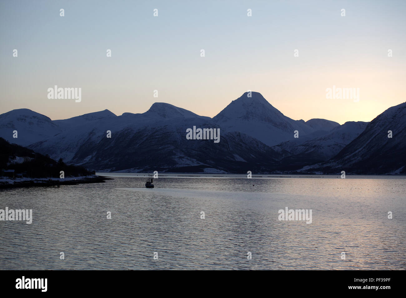 Troms, Norwegen Stockfoto