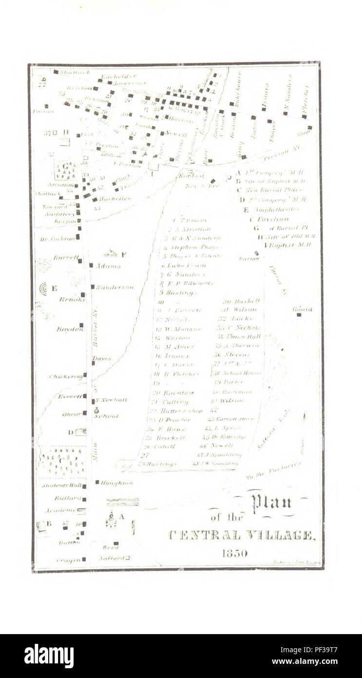 Bild von Seite 301 "Die Geschichte der neuen Ipswich von seinem ersten Grant im Jahre 1736 in die heutige Zeit; mit genealogischen Mitteilungen der wichtigsten Familien, etc.". Stockfoto