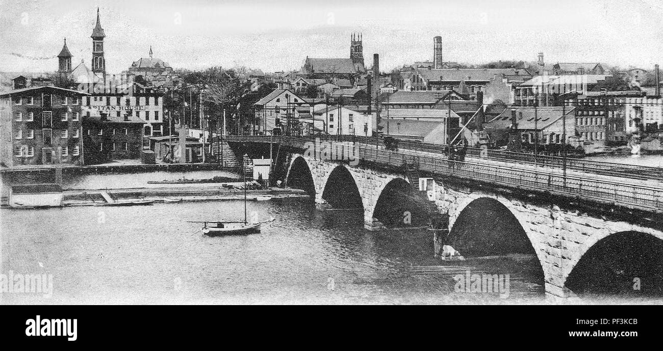 Albany Street Bridge, 1903 Stockfoto