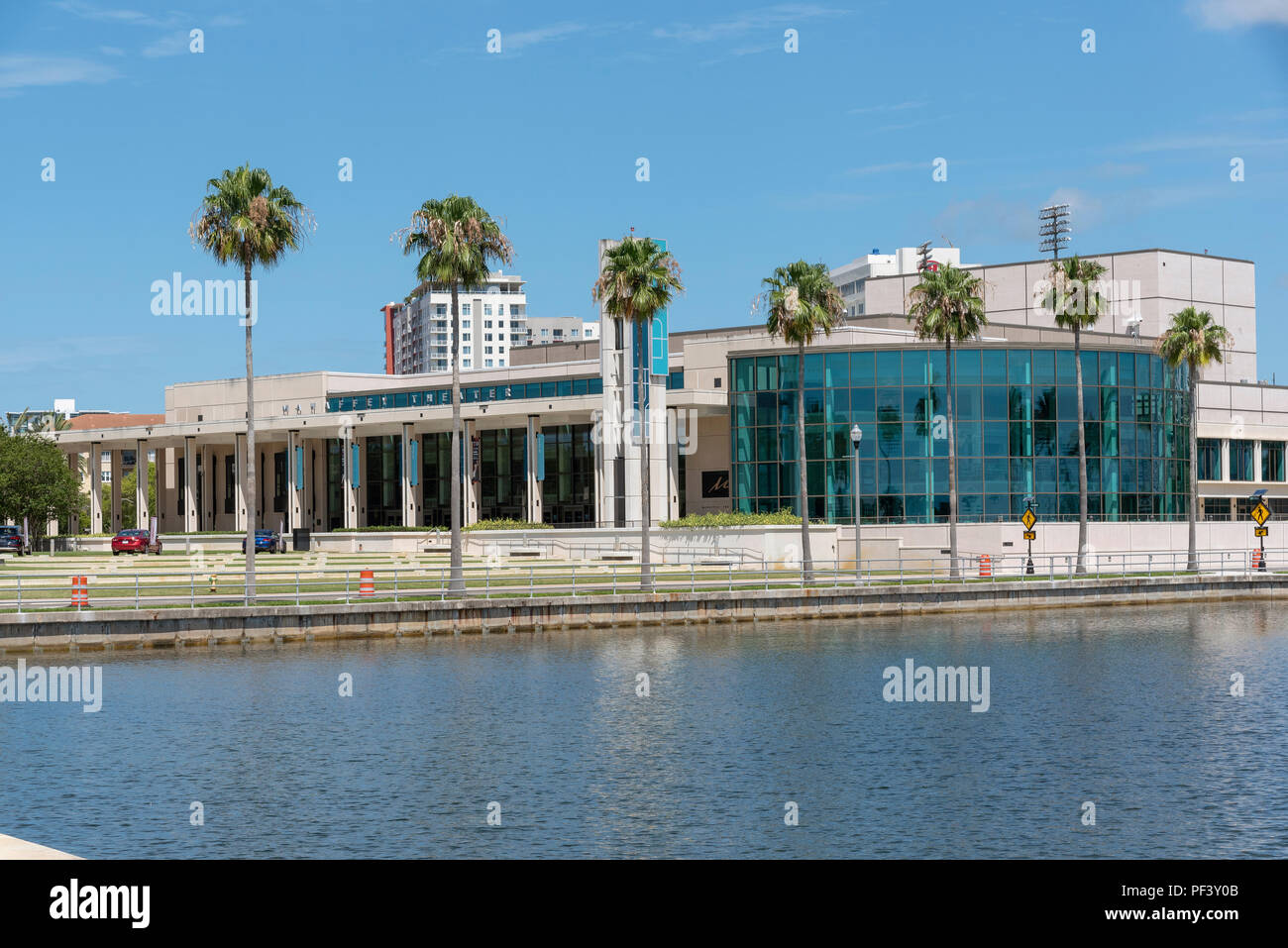 Die Mahaffey Theater Downtown, in St. Petersburg, Florida, USA Stockfoto