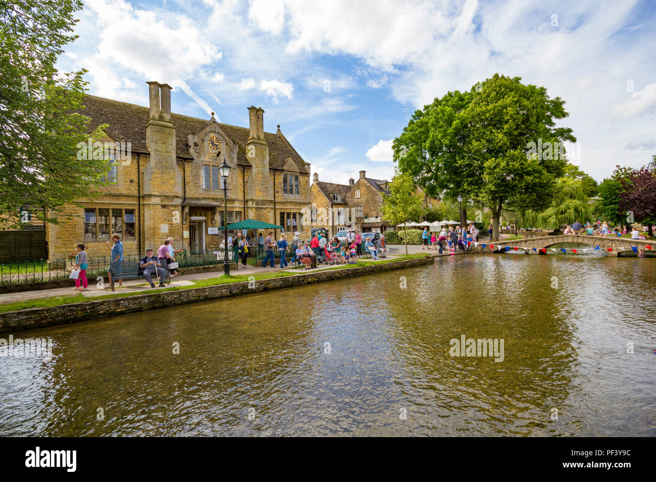 Bourton auf dem Wasser, Gloucestershire, England. Stockfoto