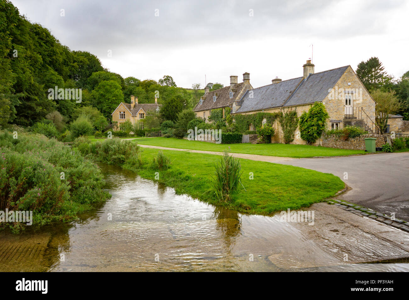 Upper Slaughter in den Cotswolds, Gloucestershire, England. Stockfoto