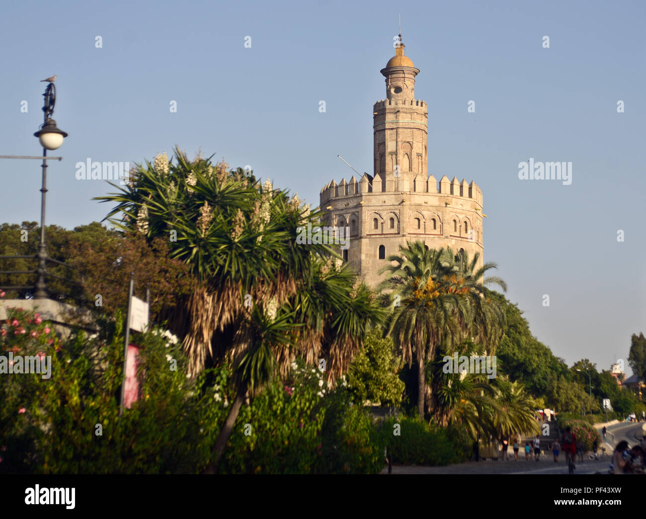 Torre del Oro (Goldener Turm) Sevilla, Spanien Stockfoto