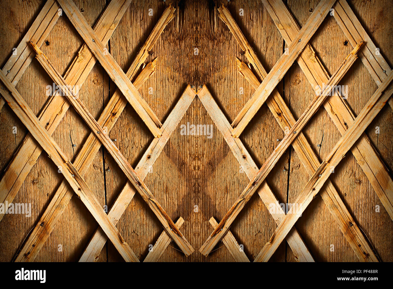 Holz Textur mit Schindeln. Stockfoto