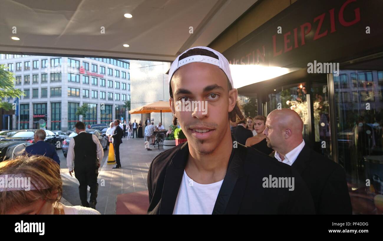 Leipzig Sachsen Deutschland Yussuf Poulsen das Westin Foto Matthias Wehnert Stockfoto