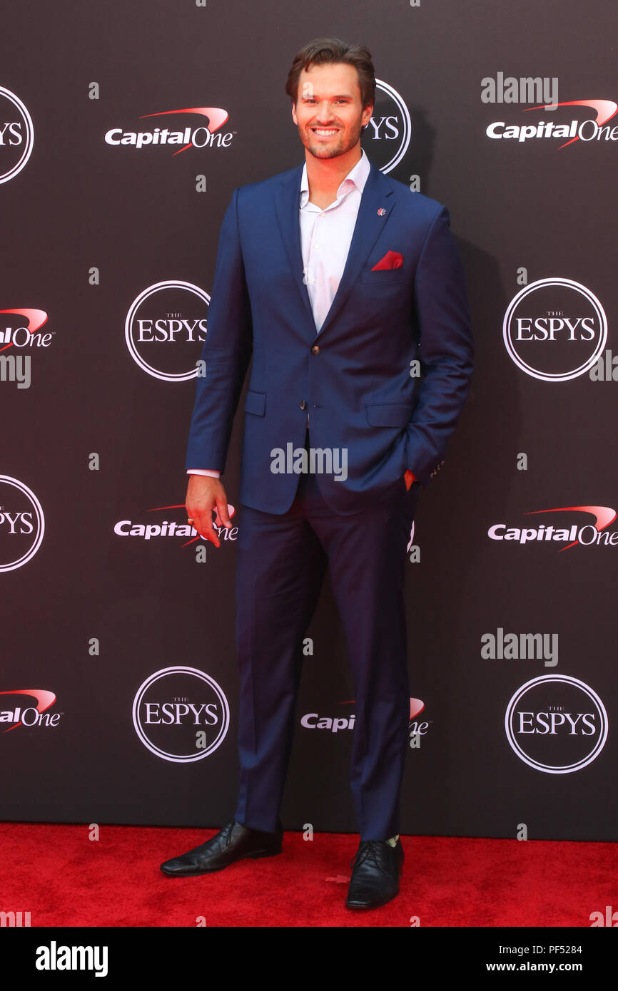 2018 Espy Awards statt, die in den Microsoft Theater - Ankunft mit: Jake Holz Wo: Los Angeles, Kalifornien, Vereinigte Staaten, wenn: 18 Jun 2018 Credit: Sheri Determan/WENN.com Stockfoto