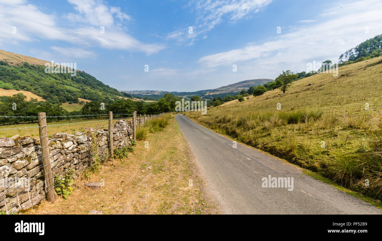 Landschaft Brecon Beacons National Park Stockfoto