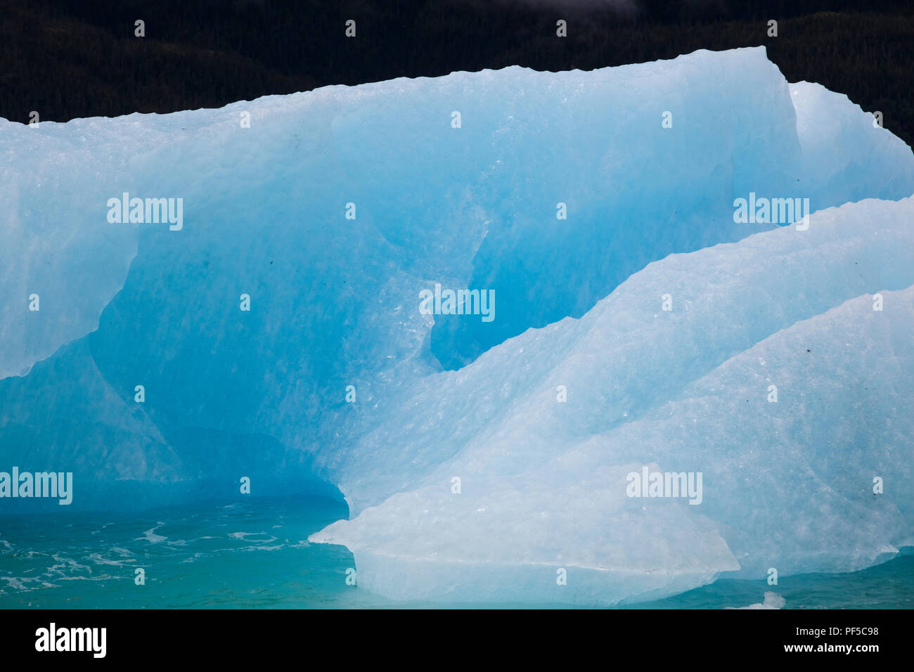 Eisberge von Columbia Gletscher im Prince William Sound auf der westlichen Alaska Chugach Mountains in der Nähe von Valdez, Alaska Stockfoto