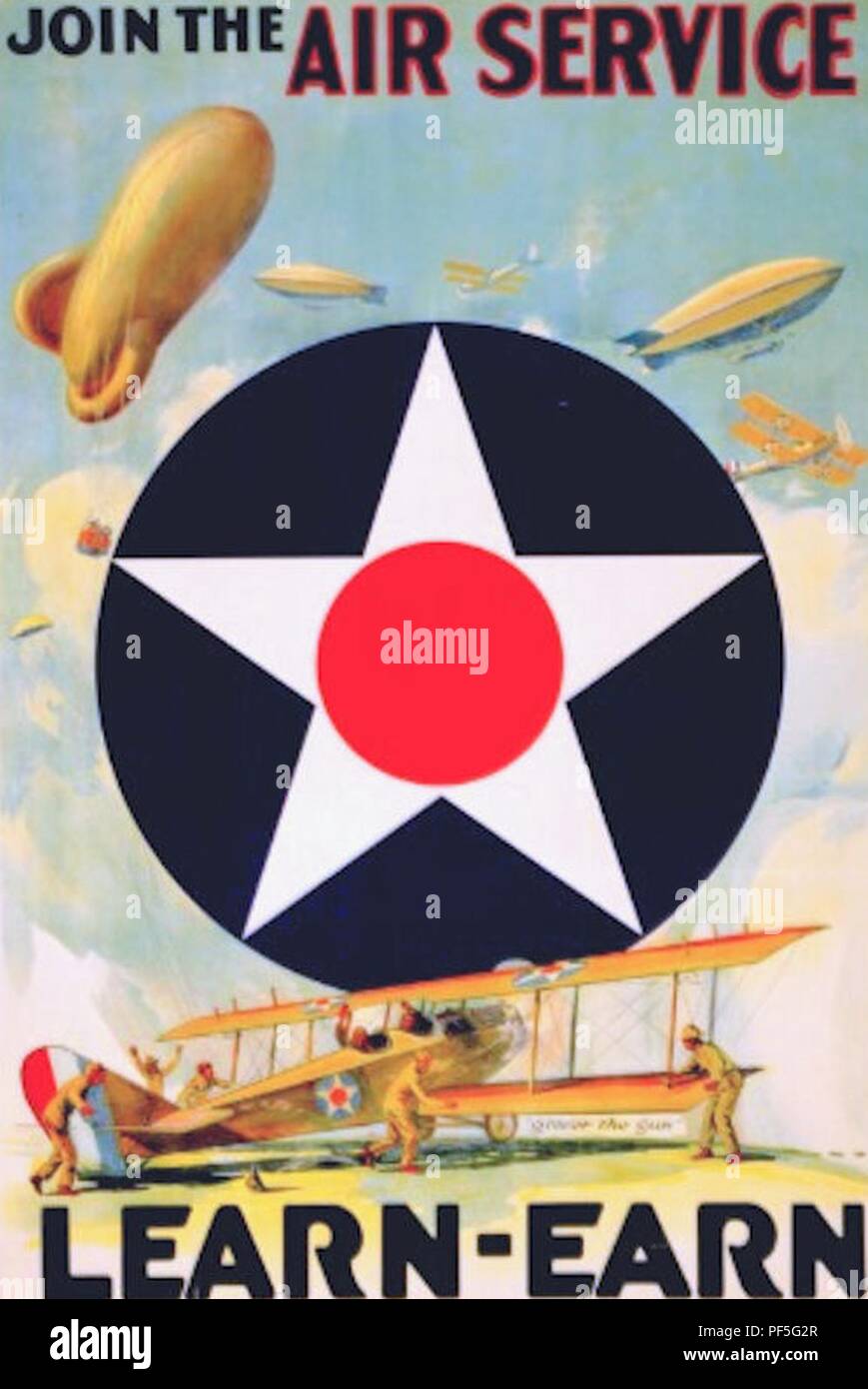 ASUSA Poster Weltkrieg I - 1. Stockfoto