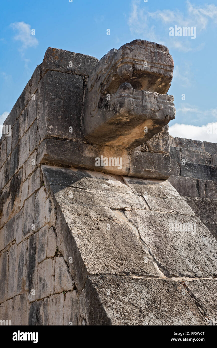 Historische Ruinen der alten Maya Stadt Chichen Itza, Yucatan, Mexiko. Stockfoto