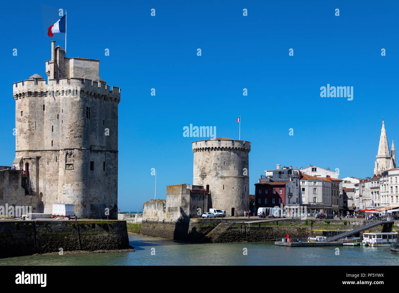 La Rochelle an der Küste der Region Poitou-Charentes in Frankreich. Stockfoto