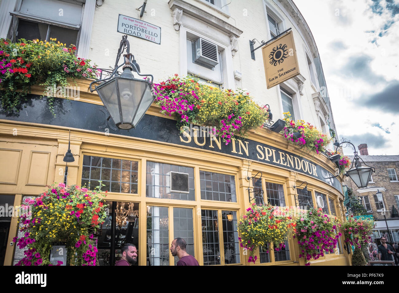 Sun in Splendor Public House auf der Portobello Road, London, W11, England, Großbritannien Stockfoto