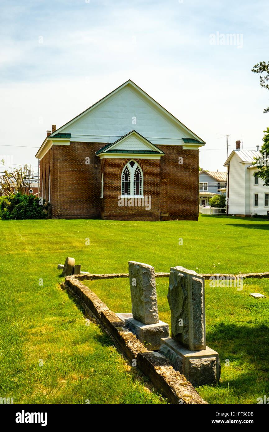 Berea christliche Kirche, Courthouse Road, Spotsylvania Courthouse, Virginia Stockfoto