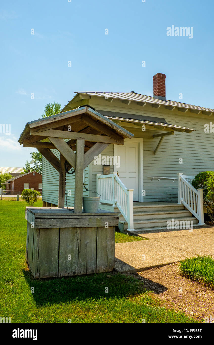 Stubbs Schule, 8722 Courthouse Road, Spotsylvania Courthouse, Virginia Stockfoto