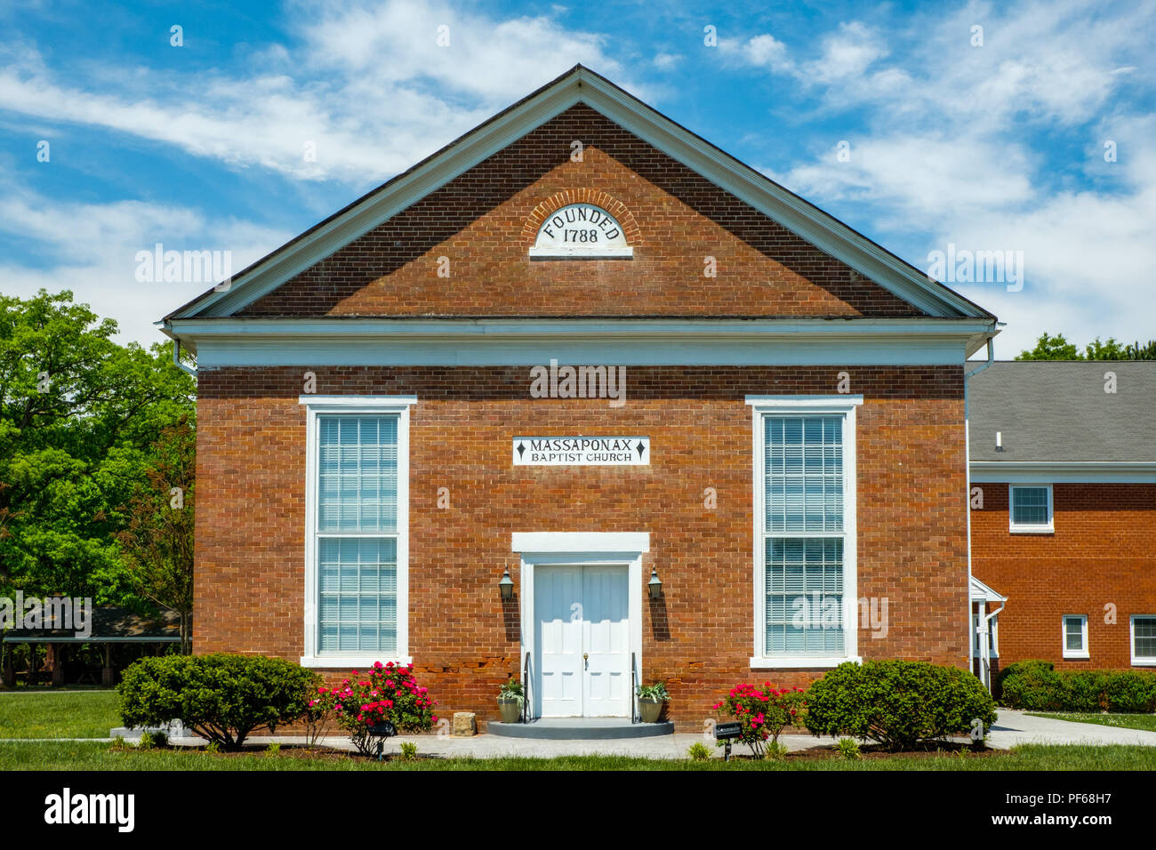 Massaponax Baptist Church, 5101 Massaponax Church Road, Fredericksburg, Virginia Stockfoto