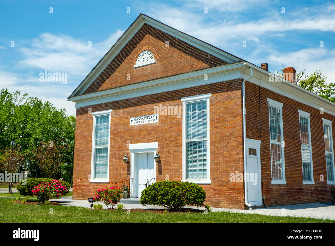 Massaponax Baptist Church, 5101 Massaponax Church Road, Fredericksburg, Virginia Stockfoto